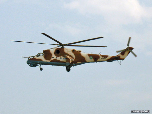 Djibouti Air Force Mil Mi-24V Hind-E